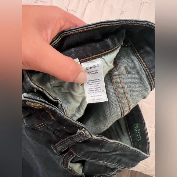 C WONDER Women’s Dark Wash Skinny Denim Jeans Size 26 - Picture 3 of 7